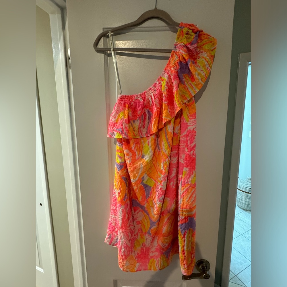 Lilly Pulitzer one shoulder dress